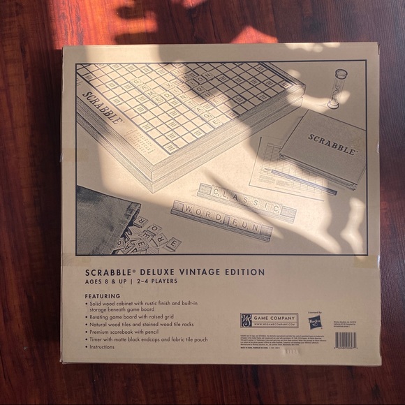 Scrabble Deluxe Vintage Edition - Picture 5 of 14
